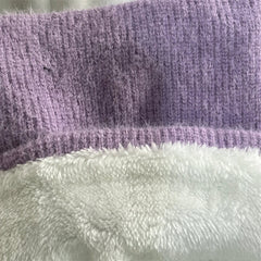 AIERTU - Women Fuzzy Knit Neck Gaiter Soft Plush Lined Infinity Scarf Winter Elegant Warm Thick Neck Warmer for Outdoor Daily Wear Aiertu