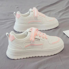 Aiertu Designer Platform Running Sneakers Women Tennis Shoes Woman Walking Chunky Sneakers White Casual Slip on Vulcanized Shoes Aiertu
