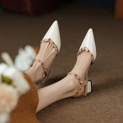 High Quality Summer Ladies Shoes Classic Rivet Design Women's Slingback Sandals Casual Fashion Girls Dating Shoes Zapatos Aiertu