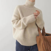 Aiertu WINTER OUTFITS Sweaters Women Winter Long Sleeve Top Korean Fashion Turtleneck Pullover Knitwear Oversized Women's Clothing Aiertu