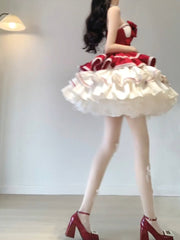 Aiertu Ball Gown Party Dress Lolita Dress Birthday Dress Short Birthday Dresses HOT1150 Aiertu