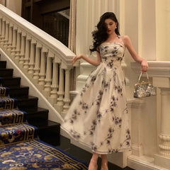 Aiertu Elegant A Line Halter Floral Prom Dresses Birthday Outfits Evening Gown HOT959 Aiertu