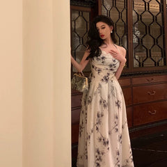 Aiertu Elegant A Line Halter Floral Prom Dresses Birthday Outfits Evening Gown HOT959 Aiertu