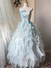 AIERTU - Sweet Fairy Japanese Original Lolita Blue Evening Dress Bar Mitzvah Princess Style Birthday Banquet Bow Dresses Aiertu