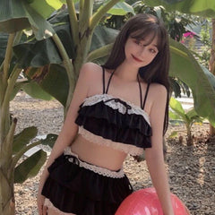 Aiertu - Pastel Chocolate Strawberries Swimwear Dark Academia Mermaidcore Kawaii Academia Y2K Cottagecore Coquette Fairycore Dollette Princesscore Aiertu