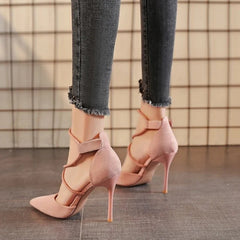 Aiertu Newest Style High Heels Sexy Pumps Women Shoes 9cm Wedding Shoes for Women Bride Shallow Pointed Single Shoes Aiertu