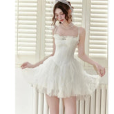 Aiertu - Whipped Icing Swirl Dress Kawaii Academia Y2K Cottagecore Coquette Fairycore Dollette Princesscore Aiertu