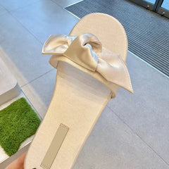 AIERTU - Summer New Women Shoes Exquisite French Style Flat Slippers for Woman Fashion Vacation Casual Shoes Designer Shoes Zapatos Mujer Aiertu