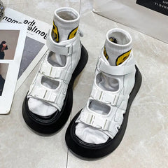 Aiertu Platform Sandals Fashion Women's Shoes Summer New Girls Sports Sexy Open Toe Beach Sandals Casual All-match Dress Shoes Aiertu