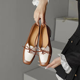 AIERTU - Classic Women's Shoes Retro Luxury Genuine Leather Loafers for Woman Exquisite Britain Casual Shoes Designer Shoes Zapatos Mujer Aiertu