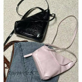 AIERTU - Spring New Niche Design Oil Wax Leather Practical Single Shoulder Crossbody Bag Aiertu