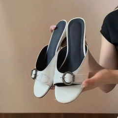 AIERTU - Womens Sandals Exquisite French Style High Heeled Sandals for Woman Fashion Vacation Casual Shoes Designer Shoes Sandalias Mujer Aiertu