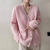 Aiertu New Oversized Women's Sweater Cardigan Jacket Autumn Winter Loose Warm Sweaters Coat Female Casual Knit Sweaters Outerwear Aiertu