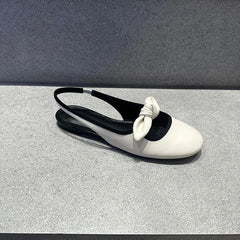 AIERTU - New Women's Shoes Exquisite French Flat Bottom Sandals for Woman Fashion Round Head Casual Shoes Designer Shoes Sandalias Mujer Aiertu