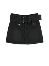Aiertu Women Denim Shorts Skirt Vintage Streetwear A-line Jeans Skirts Casual All Match Female Slim Package Hip Mini Skirt Summer Aiertu