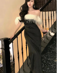 France Vintage Luxury Wedding Formal Occasion Dresses Women Autumn New Sexy Bodycon Bandage Party Robe Female Winter Clothes Aiertu