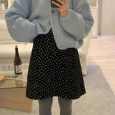 Aiertu Korean Style Sweet Mini Skirt Women Elegant Vintage Floral Print Short Skirts Kawaii Preppy Style A-line Skirt Slim Up Aiertu