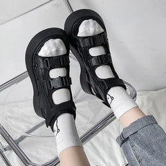 Aiertu Platform Sandals Fashion Women's Shoes Summer New Girls Sports Sexy Open Toe Beach Sandals Casual All-match Dress Shoes Aiertu