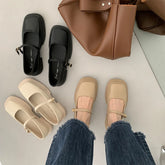 Aiertu Soft Soles Women Shoe Comfortable Japanese Thick Soled Leather Shoes Women Spring Autumn New 2024 British Style Shoes for Women Aiertu