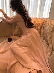 Aiertu Fashion New Women Elegant Casual Midi Party Dress Sleeveless A-Line Solid Chic Birthday Prom Vestidos Female Clothes Robe Mujers Aiertu