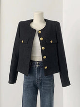 Aiertu High Quality Fashion Small Fragrance Tweed Jacket Coat Women Korean Elegant Coats 2023 New Spring French Vintage Outerwear Top Aiertu