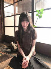 AIERTU - Shirts Women Vintage Striped Puff Short Sleeve Short Sleeve Elegant Sweet Tops Y2k Aesthetic Harajuku Blouse Female Aiertu