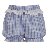 Aiertu Gingham Frill Trim Shorts Aiertu
