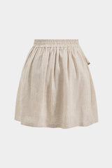 Aiertu - Linen Ruffle Skirt Aiertu