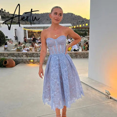 Aiertu 2024 New Dinner Women Tight Top Dress Sexy Embroidered Lace Dress Vintage Dress Wedding Dresses Streetwear Sexi Night Dress Hot Aiertu