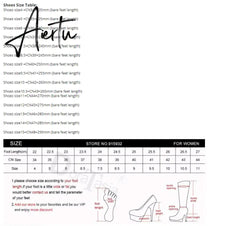 Aiertu Big Size 35-43 Brand Design Ladies High Platform Boots Fashion Rivet Goth High Heels Boots Women Cosplay Wedges Punk Shoes Woman Aiertu
