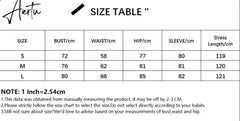 Aiertu Elegant Fashion Dark Ruffles Split Long Dress Gothic Slash Neck Long Sleeve Maxi Dresses For Women Holiday Beach Aiertu