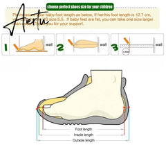 Aiertu Girls Shoes Autumm Kids School Shoes Children Fashion Brand Rhinestone Mary Jane Princess Party Dress Soft Sole Platform Aiertu