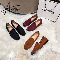 Aiertu Half Slippers Women Summer Wear Muller Shoes New Flat Sandals Loafers Shoes Aiertu