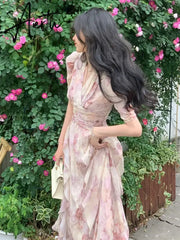 Aiertu Hstar Summer New Women Fashion Elegant Midi Dresses Female Casual A-Line Evening Party Vestdios Clothes traf robe Aiertu
