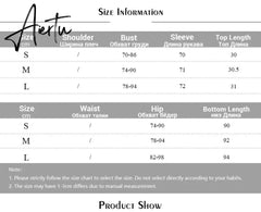 Aiertu Long Sleeve Leopard Print Bandage Hollow Out Tshirt Leggings 2 Pieces Set Autumn Winter Women Sexy Tracksuit Aiertu