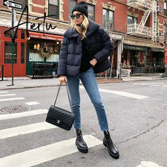 Aiertu Luxury Brand Designer Front Zipper Ankle Boots For Women New Chunky Boots Platform Woman Punk Boots Fashion Ladies Shoes Aiertu