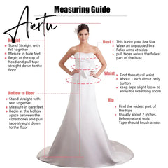 Aiertu Simple Elegant Mermaid Evening Dresses One-Shoulder Draped Appliques Prom Gowns Woman's Formal Celebrity Party Aiertu