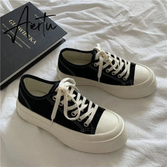 Aiertu Sneakers Women's Sports Shoes Lolita Platform Vintage Casual Footwear Round Head Tennis Japanese Boots Female Aiertu