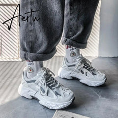 Aiertu Sneakers Women's Sports Shoes Platform Reflective Running Footwear Spring Summer Breathable Casual Tennis Basketball Flats Aiertu