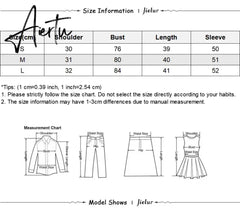 Aiertu Spring Gothic Sweater Women Knitted Cardigan Patchwork Y2k Vintage Tops Streetwear Korean Style Fashion Casual Sweater Aiertu