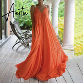 Aiertu Woman Dress Beach Maxi Dress Plus Size Summer Dress Beach Cover Up Bathing Suit Women Beach Wear Vacation Outfits Summer Beach Aiertu