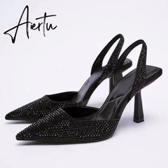 Aiertu Women High Heel Fashion New Sandals Party Stiletto Women's Shoes Casual Sexy Sandals Ladies Shoes Footwear Zapatillas Aiertu