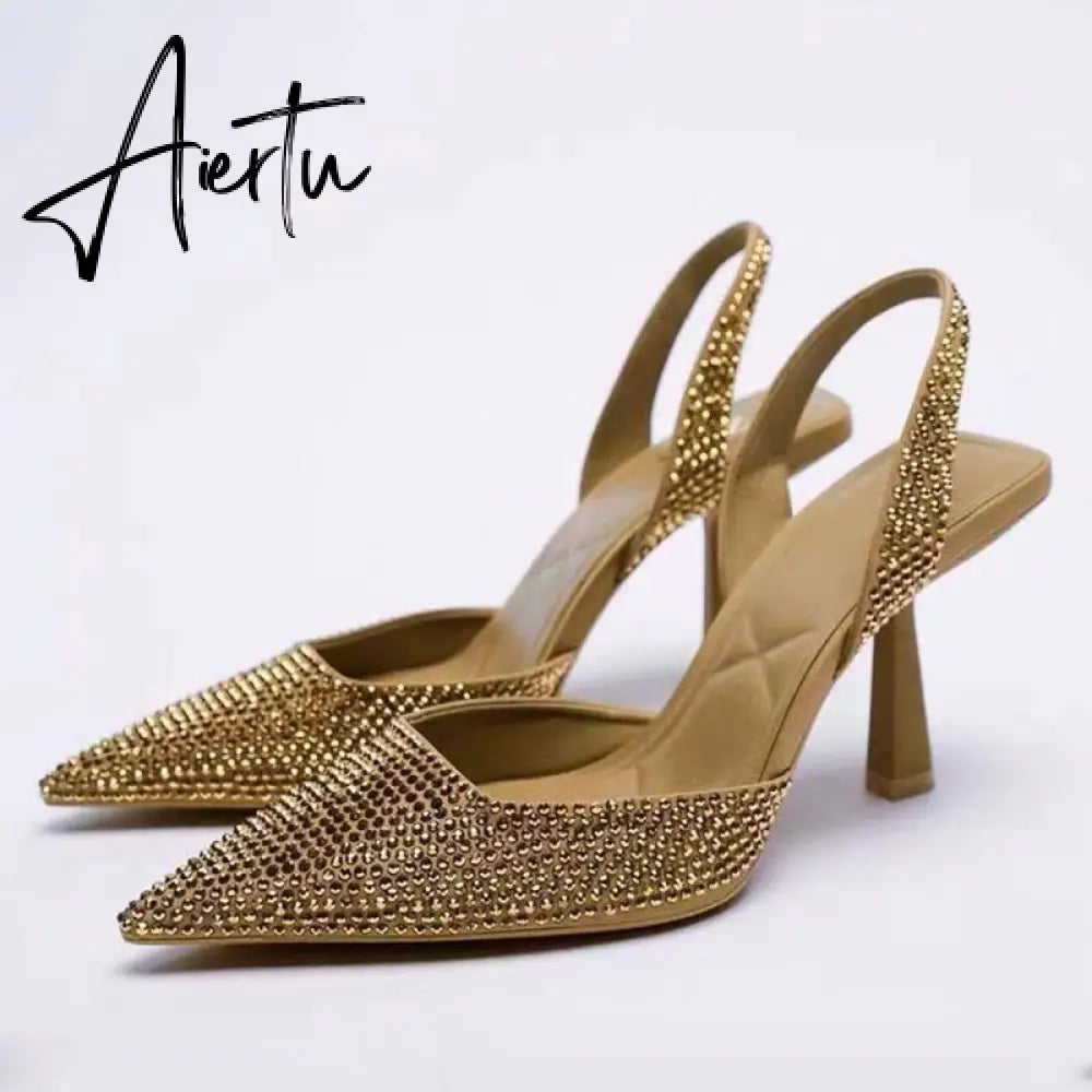 Aiertu Women High Heel Fashion New Sandals Party Stiletto Women's Shoes Casual Sexy Sandals Ladies Shoes Footwear Zapatillas Aiertu