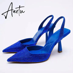 Aiertu Women High Heel Fashion New Sandals Party Stiletto Women's Shoes Casual Sexy Sandals Ladies Shoes Footwear Zapatillas Aiertu