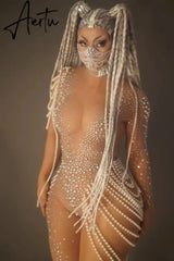 Aiertu Women Jumpsuits Coachella Rave Festival Outfit Clothing Party Sexy Romper Drag Queen Dance Lady Gaga Partykleider Costume Aiertu