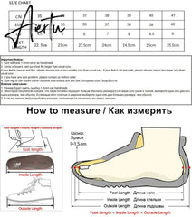 Aiertu Women Shoes Womens Platform Heels Mary Janes Shoes High Heels Leather Shoes Round Toe Patent Leather Gothic Lolita Thick Aiertu