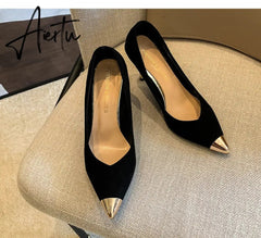 Aiertu Womens Shoes High Heels Casual OL Sexy Korean Fashion Pumps Elegant Shoes Party Tacones Mujer Womens Heels Aiertu