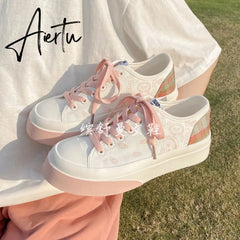 Aiertu Women's Shoes Sneakers Sports Kawaii Lolita Fashion Casual Flats Cute Vulcanized Spring Running Harajuku Tennis Dropshipping Aiertu