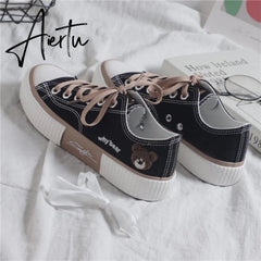 Aiertu Women's Sneakers Bear Kawaii Shoes Sports Lolita Casual Flat Cute Spring Running Vulcanized Fashion Athletic Dropshipping Aiertu