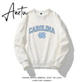 American Basketball Autumn Fashion Casual Hoodies For Men Woman Sweatshirt Basic Solid Color High Quality Streetwear Top Thicke Aiertu